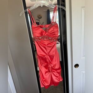 Orange dress